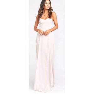 Show Me Your MuMu Godshaw Goddess Gown Dress Size XL Show Me The‎ Ring Crisp New